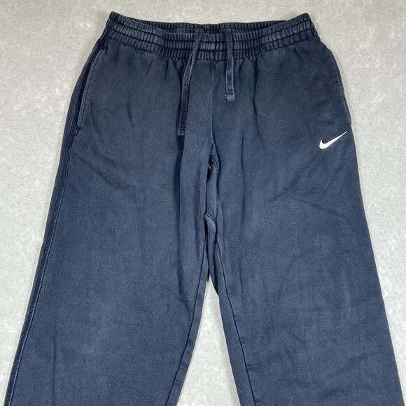 VTG Nike Sportswear Club Fleece Pants Men’s Size Large Blue Loose Fit W/ Pockets - Picture 2 of 13